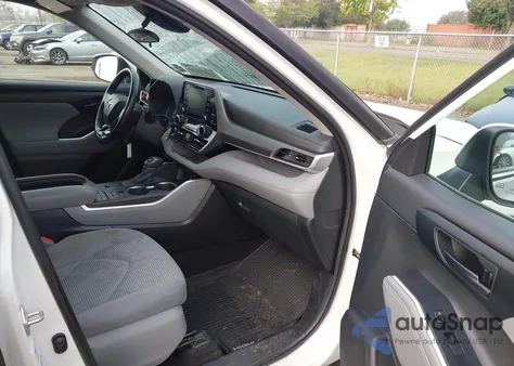 2020 Toyota Highlander Hybrid Le z USA, uszkodzony, nr VIN 5TDBBRCH1LS505233